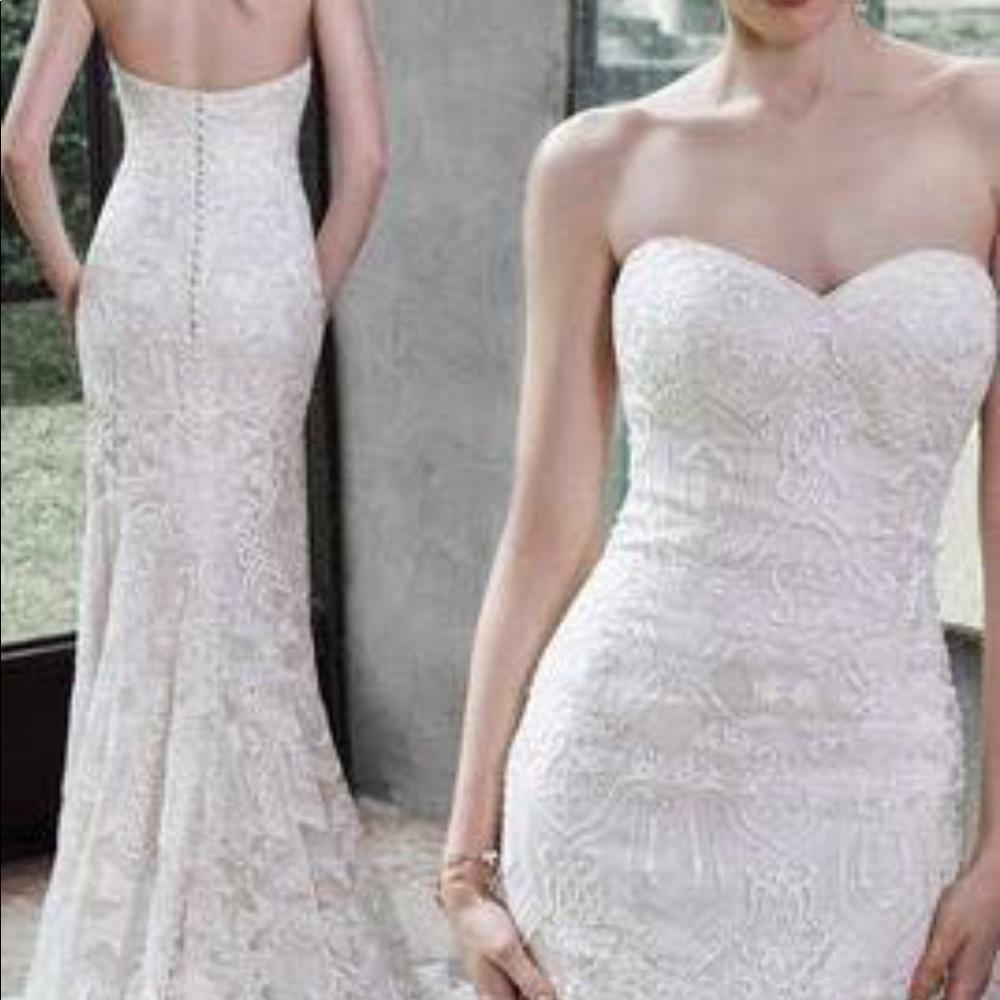 Fredricka by Maggie Sottero, Ivory/Light Gold 👰